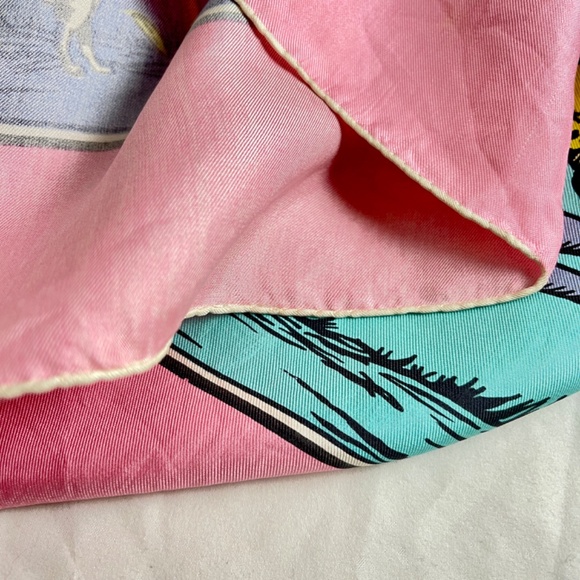 Brooke Cadwallader Carnival Mid-Century Era Silk Scarf, 1947-1950 - Picture 13 of 13